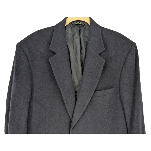 JOS. A. BANK 100% Camel Hair Sports Jacket Blazer SZ Tag 43R Navy Two Button - Picture 6 of 14